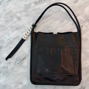 Proenza Schouler Black Leather Tote | Minimal Shopper Bag
